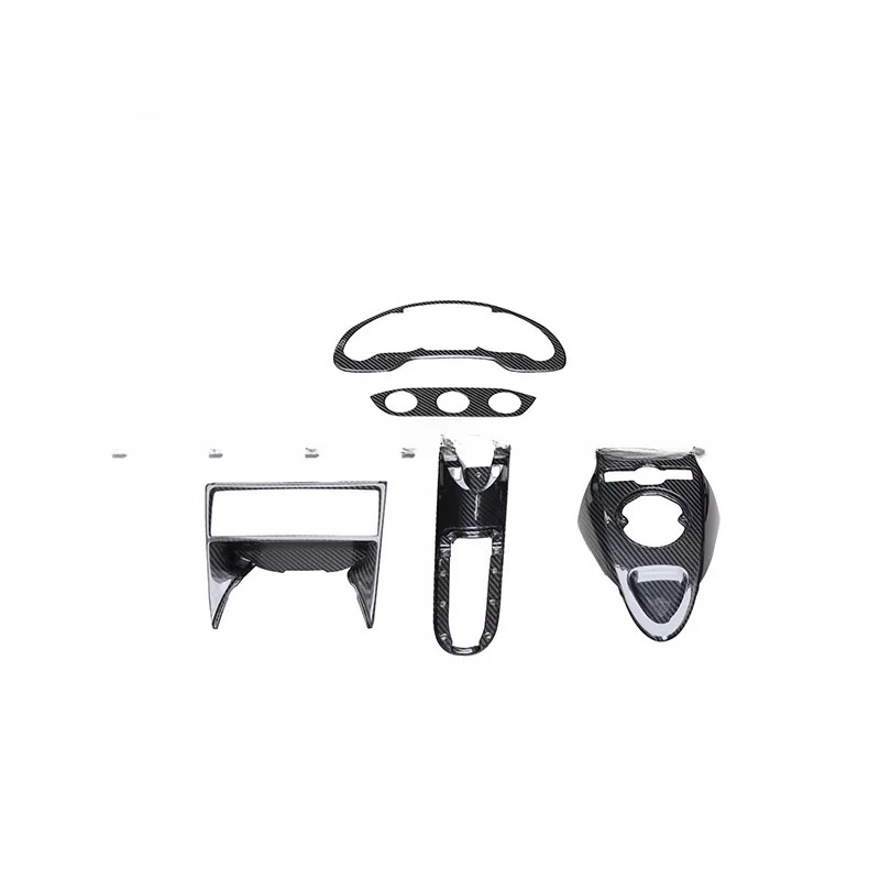 Car Decoration Accessories Carbon Fiber Centre Console Gear Surround Interior for Lambo Gallardo LP560 LP570
