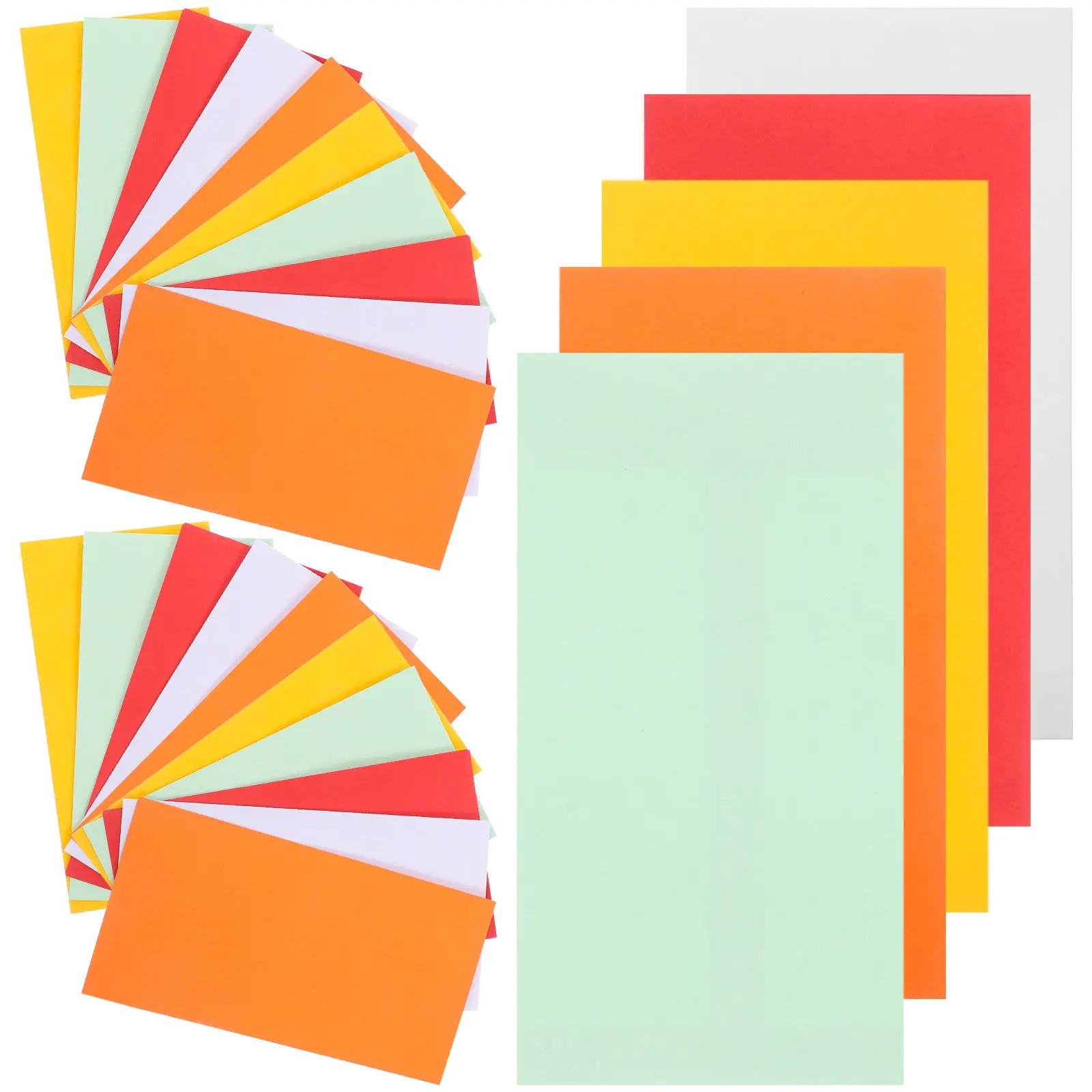 50Pcs Multi Functional Cash Envelopes for Money Organization Saving Challenge Portable Small Pouch for Cards