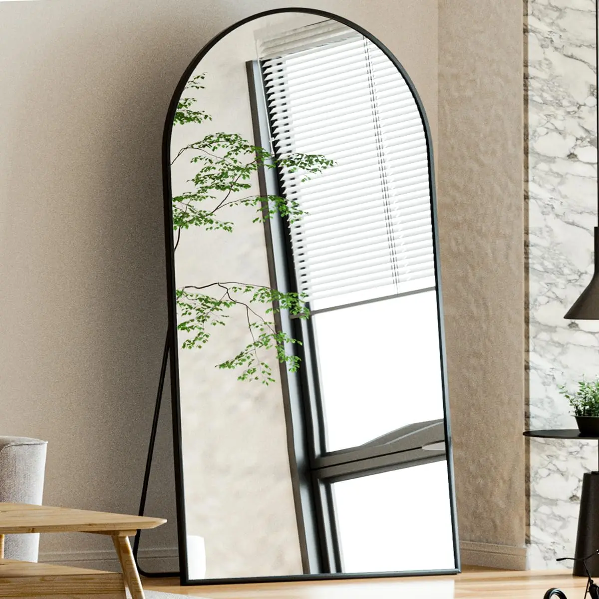 Arch Mirror Full Length, Floor Length Mirror, 76