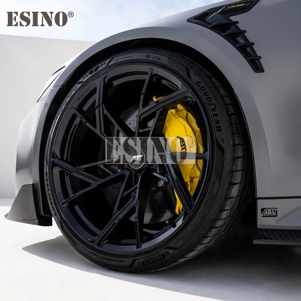 2 x Car Styling 3D Decorative Glue Decals Badges Adhesive Stickers Emblems Custom Motor Accessories for ABT Sports line