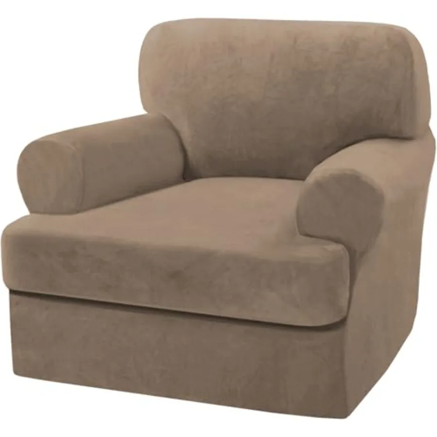 

Cover Pcs T Slipcovers Thick Velvet Couch Cover Furniture Protector Stretch T Covers for Couch with Individual T Covers