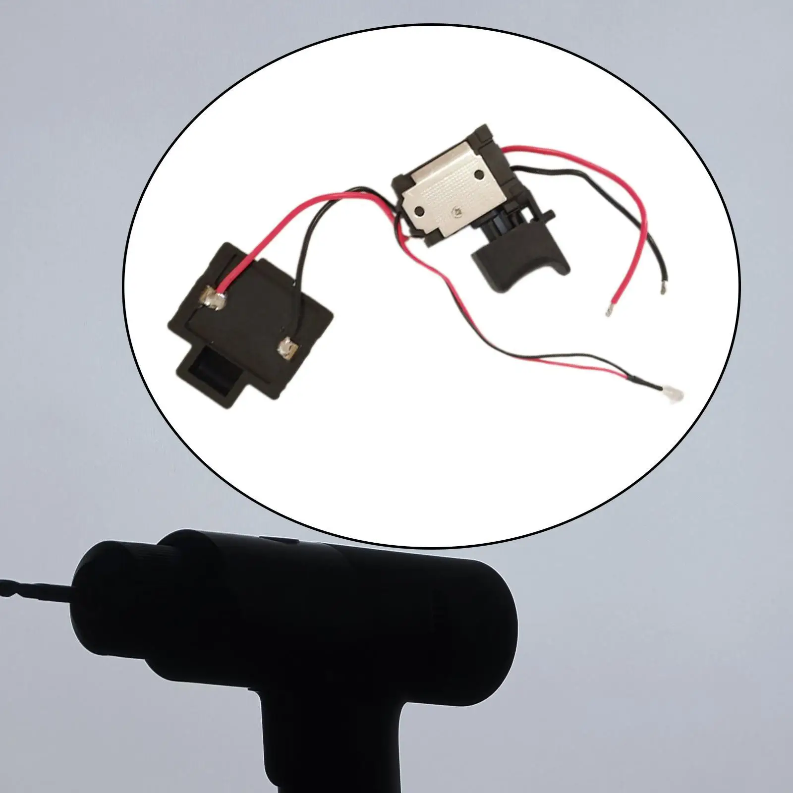 

Electric Drill Switch with Reverse for Electrical Power Tool Stepless Speed Regulation 24V 16A Electric Wrench Press Switch