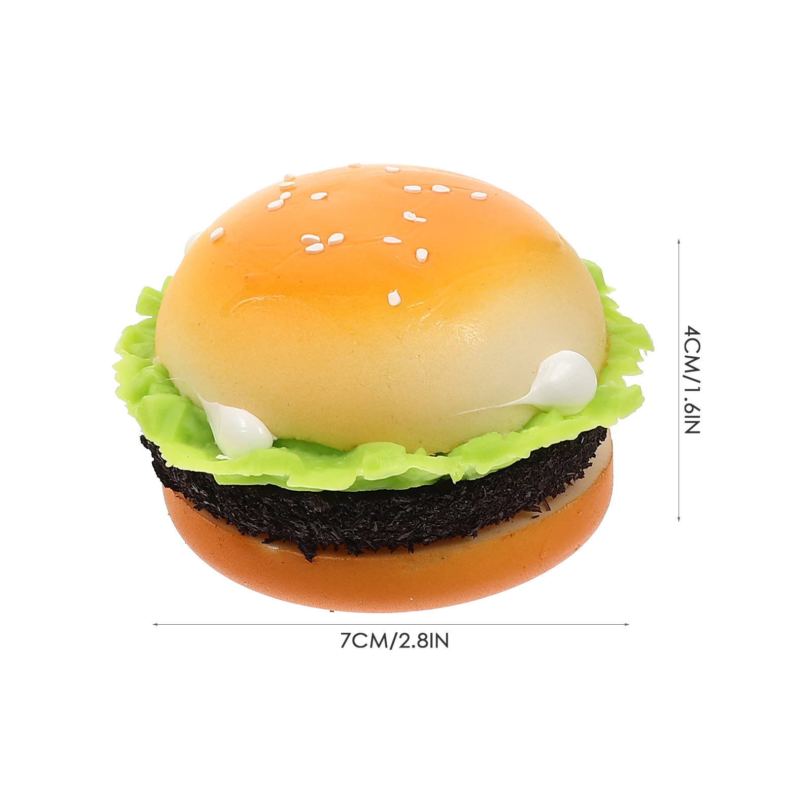 Hamburger Model Ornaments Delicate Burgers Models Photography Props Lovely Food Fake Artificial