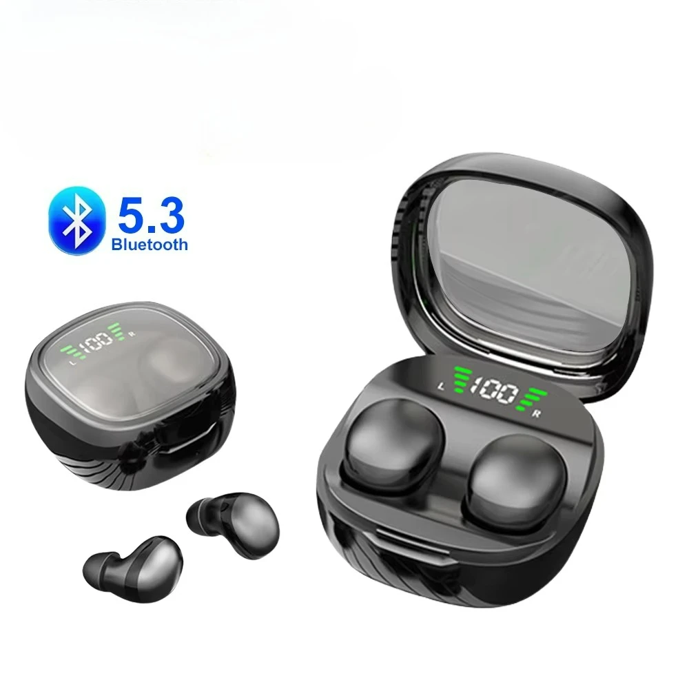 2028 New QCY Invisible Mini Earphones Bluetooth 5.3 Headphones Wireless Headsets HiFi Stereo Noise Reduction Waterproof Earbuds