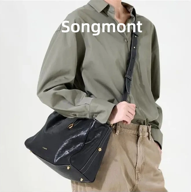 

Songmont Business Laptop Bag - Tracing Collection Briefcase in Premium Full-Grain Leather Shoulder bag