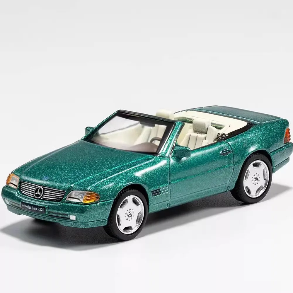 DCT 1/64 Mercedes-Benz SL500 Convertible Sports Car Alloy Toys Pojazd silnikowy Diecast Metal Model Dzieci Prezent świąteczny Zabawki dla chłopców