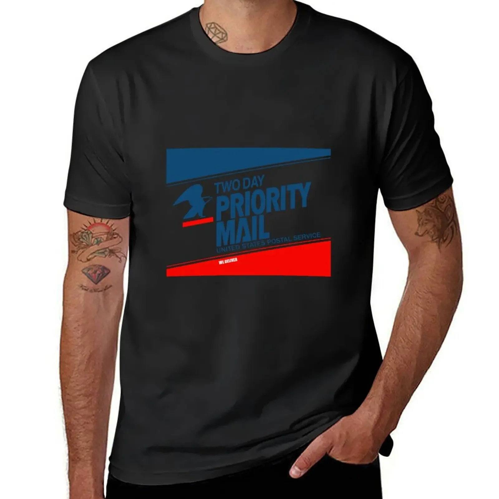 

Classic 80s Two Day Priority Mail T-Shirt quick-drying vintage boys whites essential t shirt mens graphic t-shirts big and tall