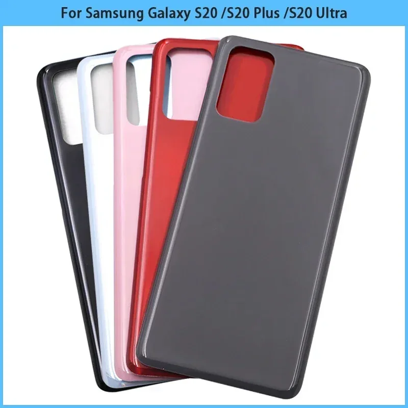 لسامسونج غالاكسي S20 g980 S20 plus الغطاء الخلفي الخلفي S20 الترا الباب الخلفي ثلاثية الأبعاد لوحة زجاجية الإسكان لاصق استبدال #4