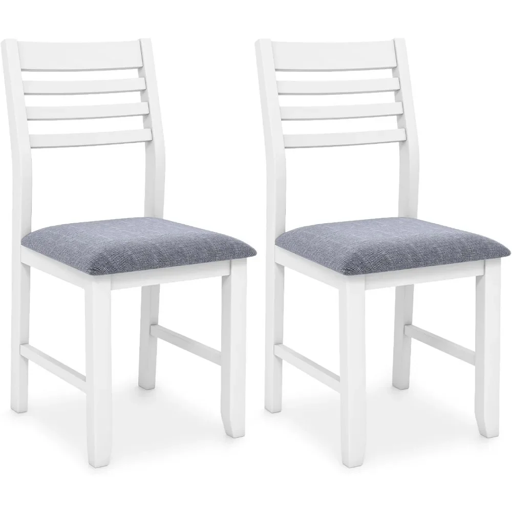 

Upholstered Kitchen Chairs,Farmhouse Armless Side Chairs, Modern Dining Room Chairs for Home Living Room Restaurant