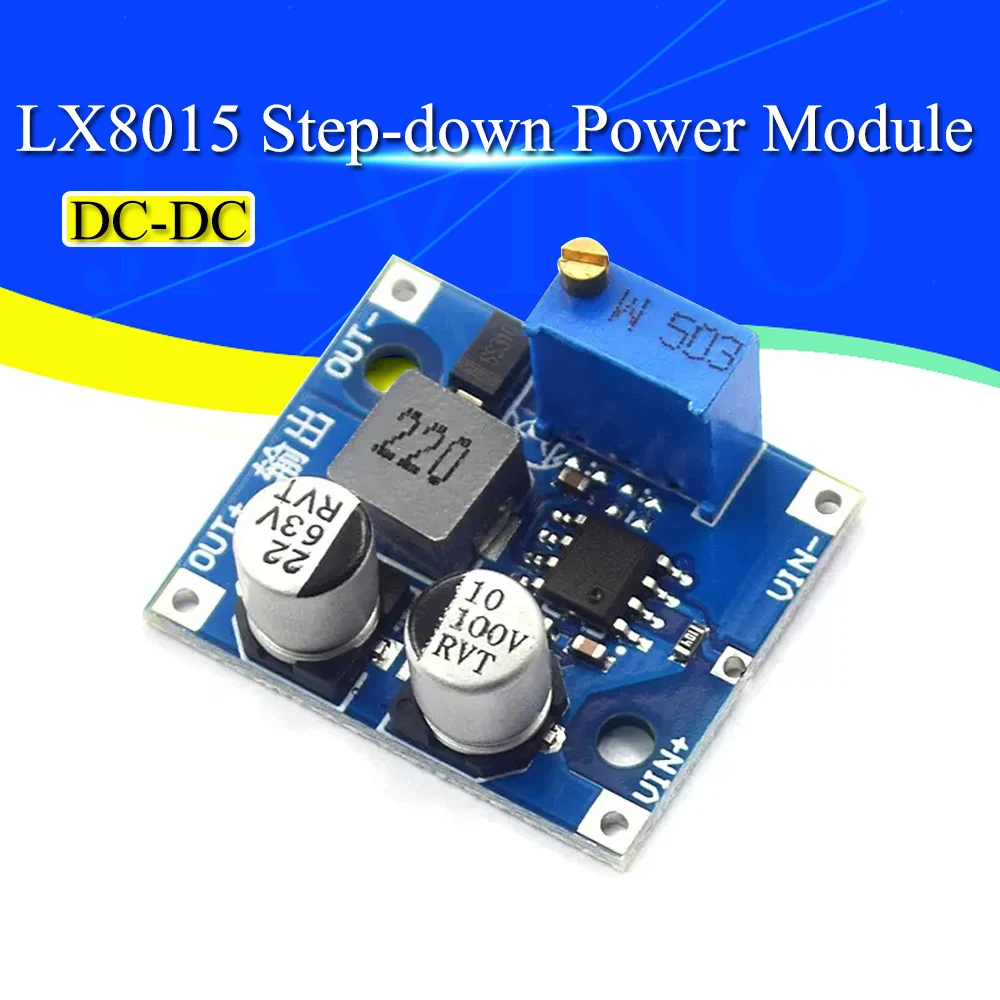 LX8015 DC-DC Adjustable Step-down Power Module Input 5-80V To 1-62V 1.5A Power Converter Over XL7015 For Solar Energy Circuit