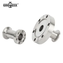 Ultra High Vacuum CF Adaptor Stainless Steel 304 CF to KF Reducing Adaptors In stock CF35 to KF16 Flanges Fittings  KF25 Adaptor