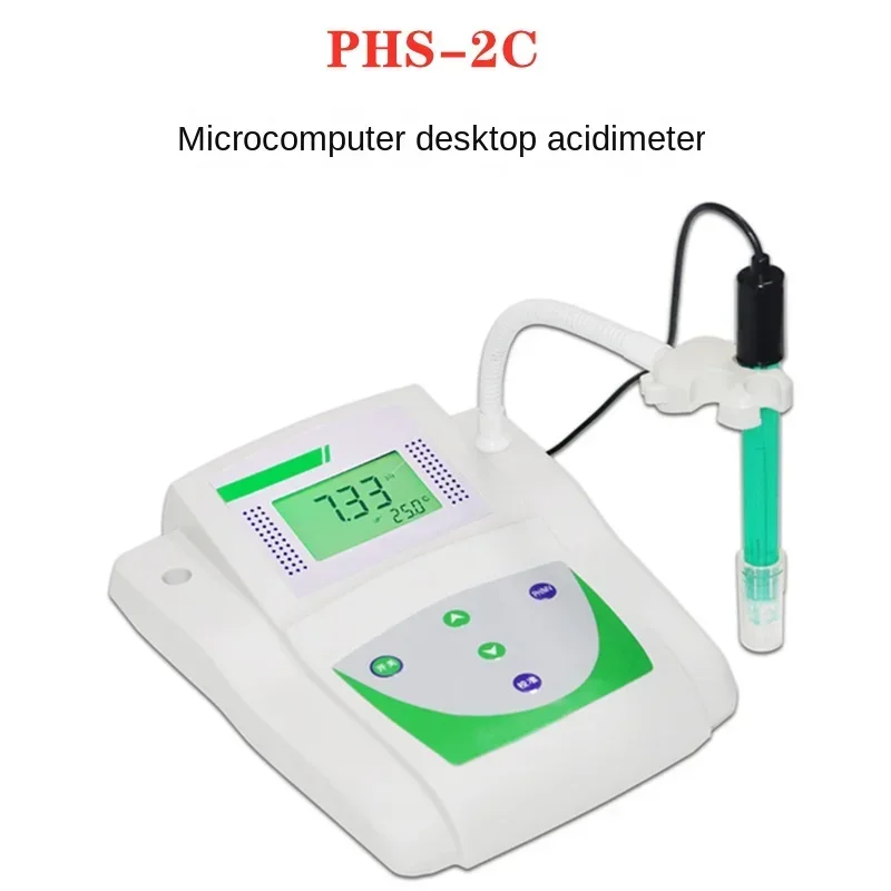 PHS-2C Microcomputer Type Desktop PH Meter Acidometer Automatic Calibration PH Meter PH Meter in Stock