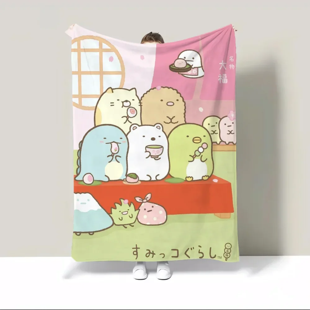 

Sumikko Gurashi постельное белье из микрофибры, пушистые мягкие одеяла и пледы, одеяла для дивана, роскошное декоративное одеяло, кровать, домашний интерьер