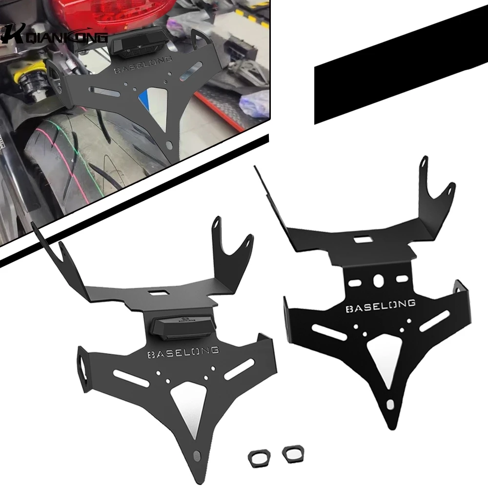 

FOR HODNA cb1000 hornet CB1000 hornet 2024-2026 Motorcycle Rear Tail Tidy Fender Eliminator Kit License Plate Holder LED Light