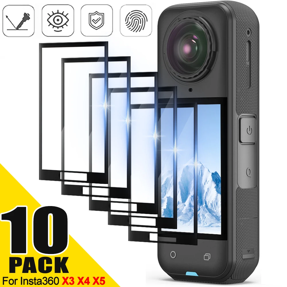 

1-10PCS LCD Display Screen Protector for Insta360 X5 X4 X3 Cameras 3D Curved Flexible Films for Insta360 X5 Ultra HD Covers