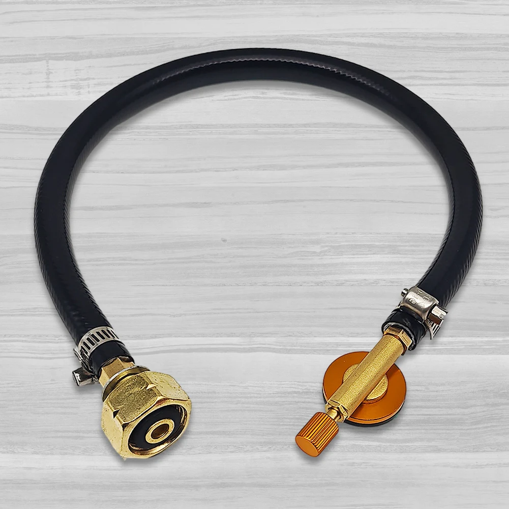 في الهواء الطلق التخييم موقد غاز محول تعبئة الغاز مع صمام الغاز خزان مسطح مقرنة محول الغاز اتصال خرطوم للتخييم التنزه