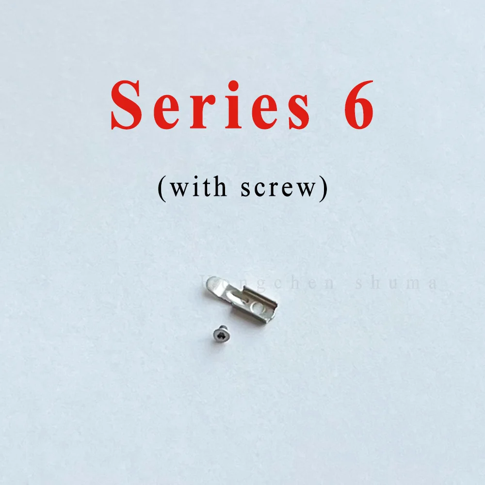 For Apple Watch Battery Socket Holder Fixing Screws iron Series 4 5 6 40mm 44mm Replacement Repair Parts