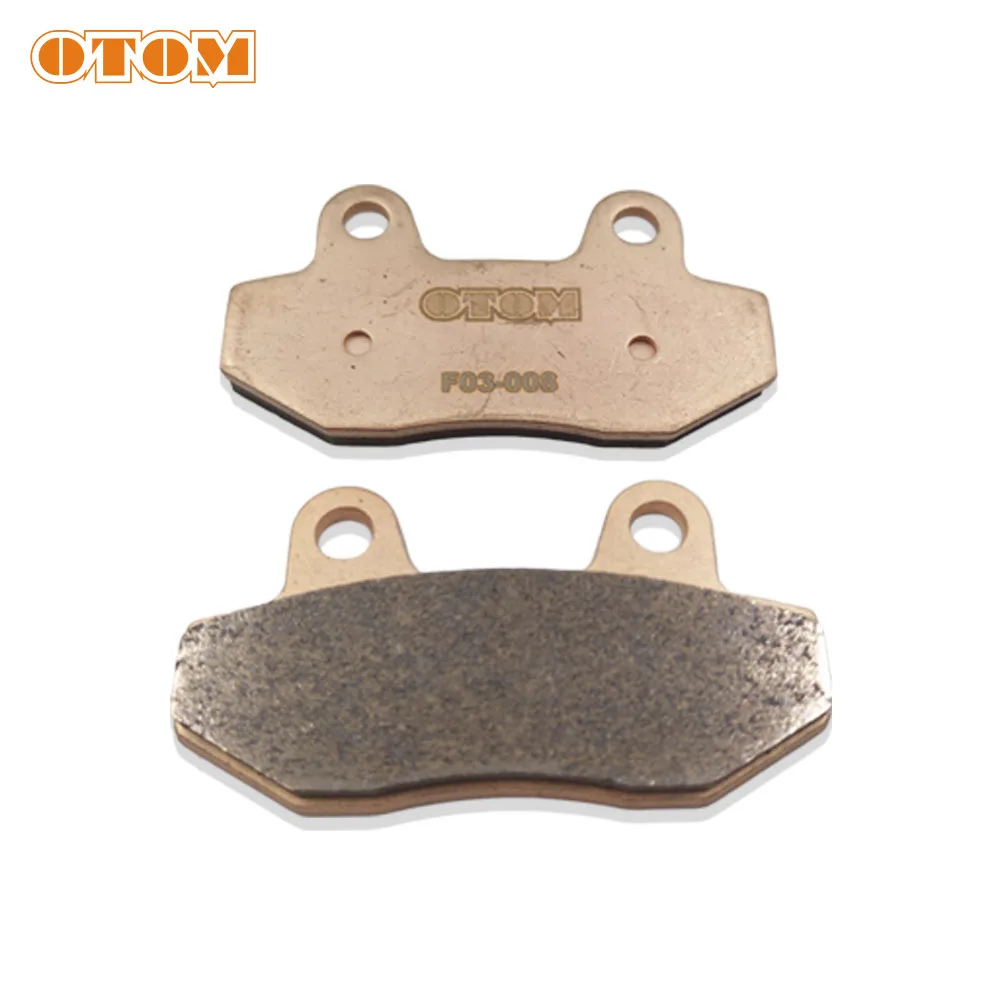 OTOM Motorcycle Front and Rear Brake Pads Copper Sintering Brake Lining For KAYO T4 T6 K6 GUIZUN MX6 KEWS K16 K18 Dirt Bike Moto