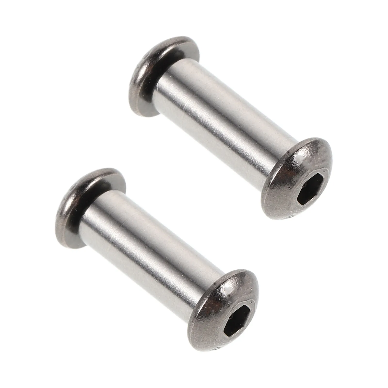 2Pcs 7x18mm Decorative Rivet Pins Knife Handle Rivets Set Stainless Steel Fasteners for Wooden Grip Screws Kitchen Knife Handle