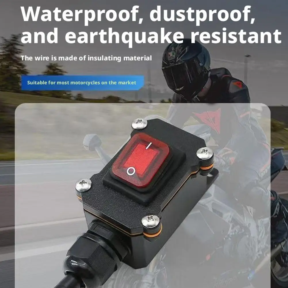 12V Motorcycle Battery Disconnect Switch Battery Disconnector Isolator Cut Off Switch Kit For Universal Motorcycle Battery image 5