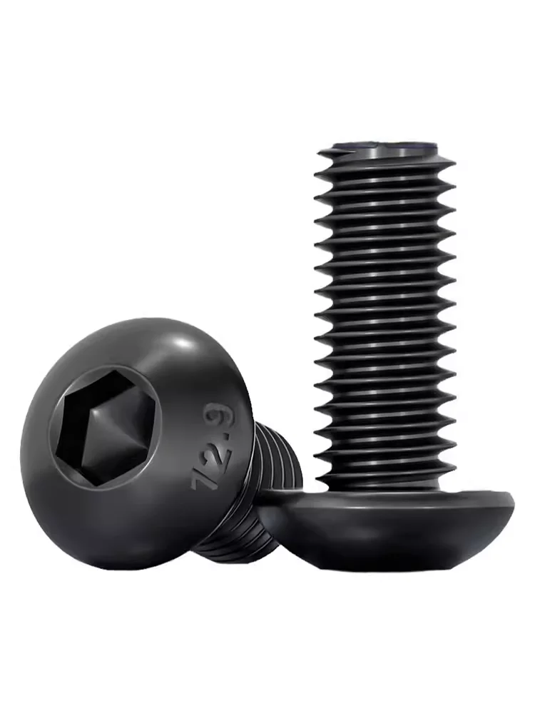 Iso7380 12.9 Level Black Round Pan Hexagon Socket Button Screw Cap Hex Bolts