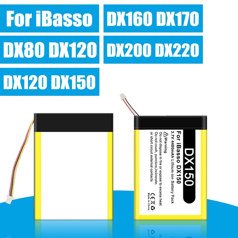 Совершенно новый аккумулятор, мощный сменный аккумулятор для iBasso DX80 DX100 DX120 DX150 DX160 DX170 DX200 DX220, новый аудио + инструменты