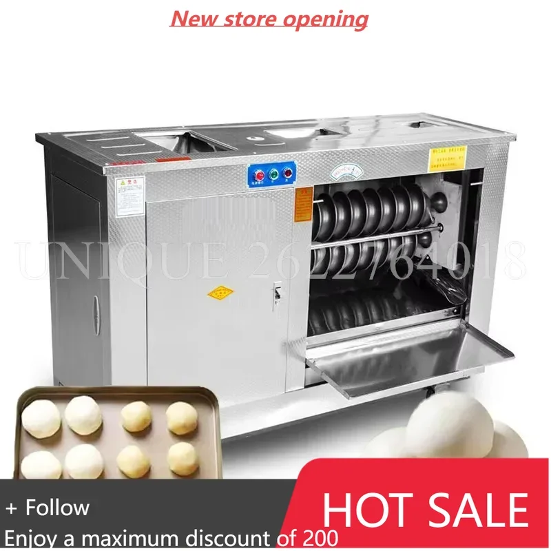 Máquina comercial de corte de massa, 50-200g, divisor automático de bola de massa, redondo, pizza, pão, massa, rolo, fabricação para padaria