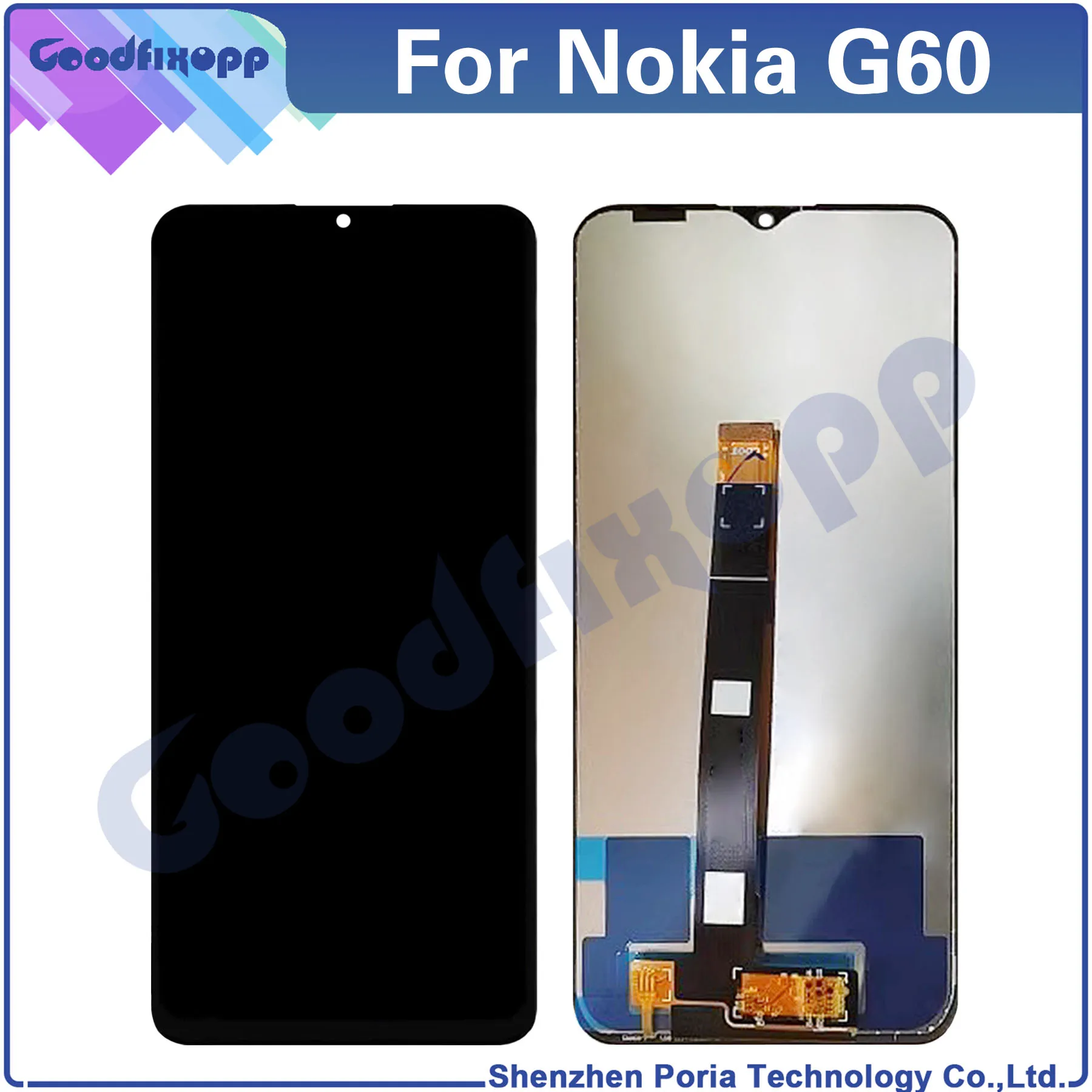 

ЖК-дисплей с сенсорным экраном и дигитайзером в сборе для Nokia G60 TA-1490 TA-1481 TA-1479 TA-1475, запасные части для ремонта