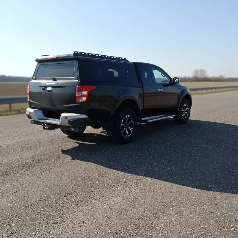 Aluminum Alloy Universal Hardtop Topper Camping Adventure Canopy with Waterproof Locking Tailbox Features for L200