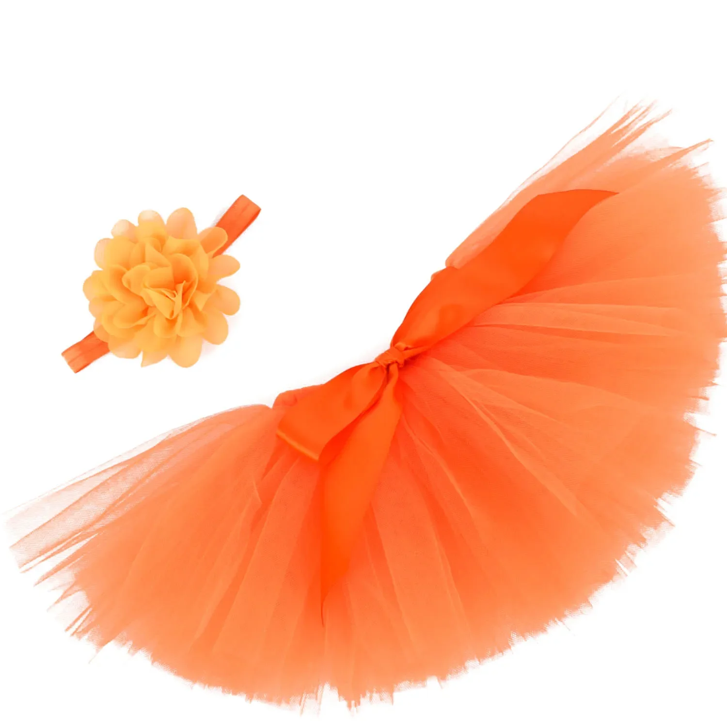 Newborn Children's Photography Clothing Girl Chiffon Puffy Bow Knot Fluffy Skirt Princess Party Dress Photo Shoot At The Studio