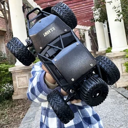 2.4G Model RC Car With LED Light 4WD Off-road Remote Control Climbing Vehicle Outdoor Cars Toy Gifts for Kids