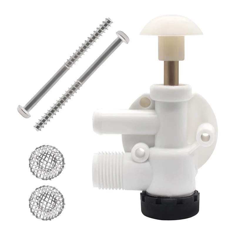 For Dometic Sealand RV Water Valve Assembly Trailer Toilet Repair Kit Ecovac Vacuflush Pedal Flush Toilets 385314349