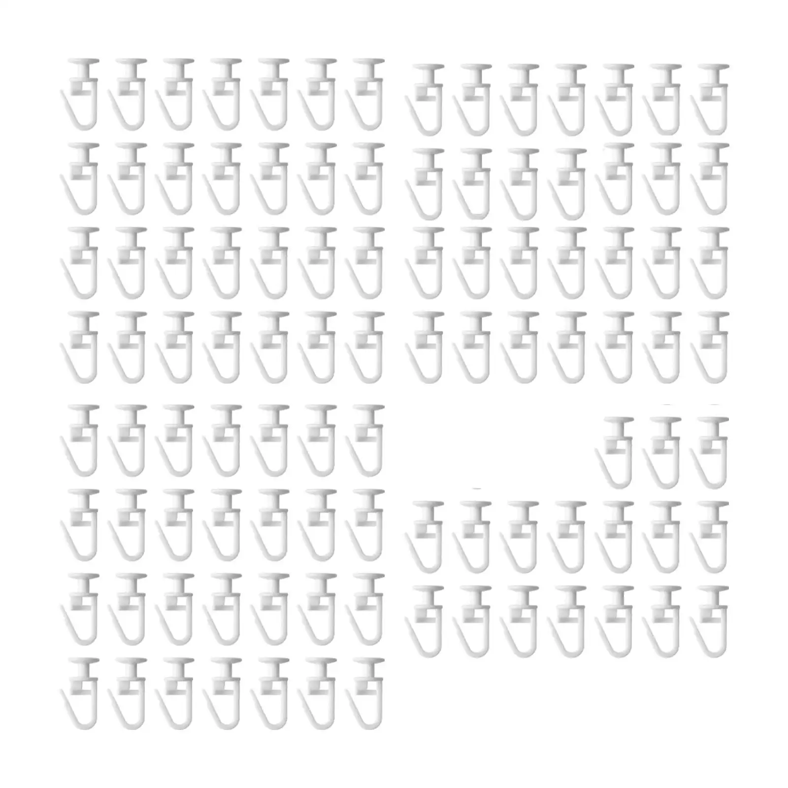 Curtain Track Rollers Quiet Twin Wheel Metal Carrier Kit Sliding Curtain Rail Slider for Wardrobe