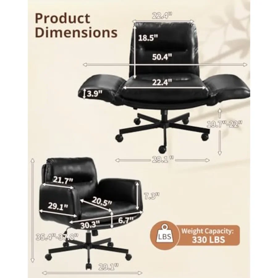 Criss Cross Desk Chair Vanity for home office use, metal frame with white upholstery, sleek modern design and ergonomic support