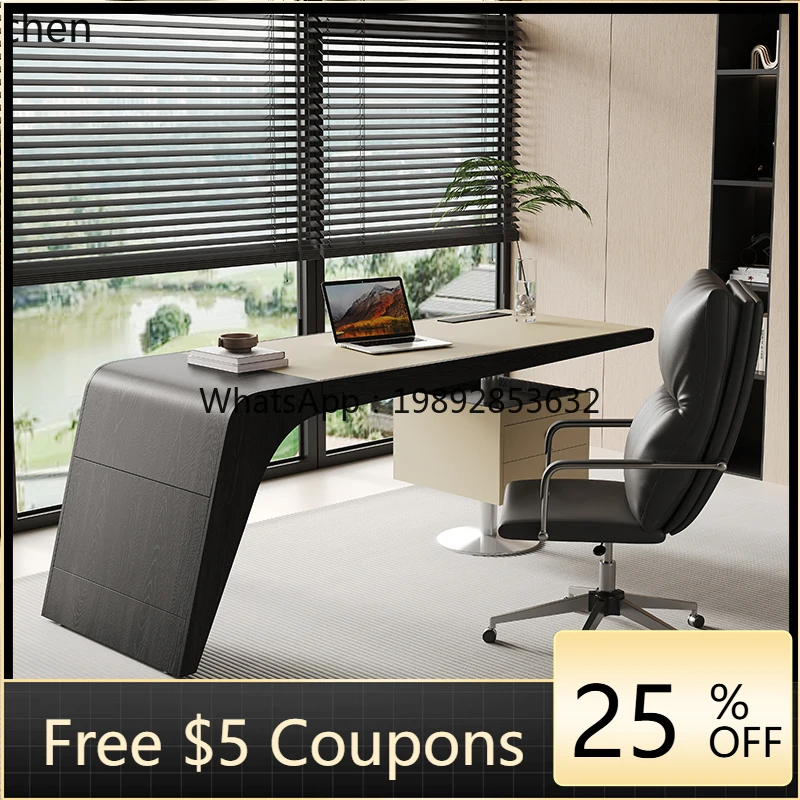 

minimalist desk light luxury modern study desktop computer desk home writing workbench desk