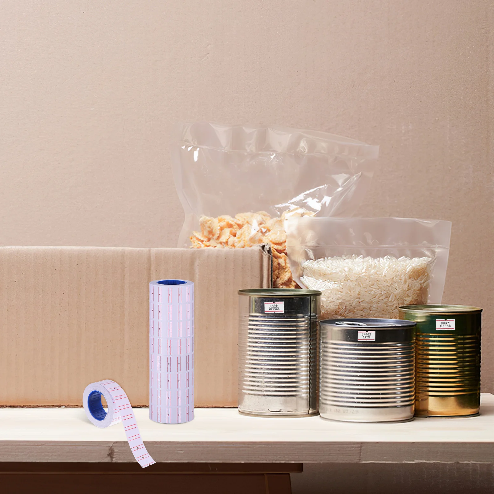 

Self-Adhesive Price Stickers Clear Readable Long Lasting Strong Adhesion Pricing Labels for Retail Small Businesses