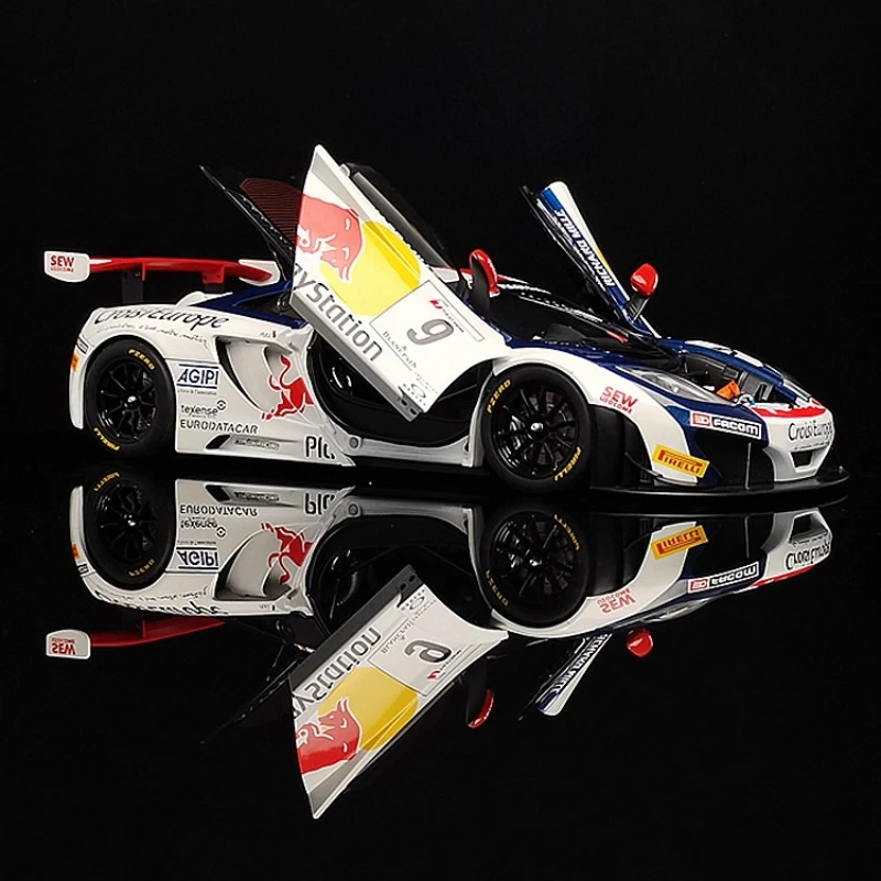 

1:18 McLaren MP4-12C Model GULF Edition Simulation Alloy Car Model