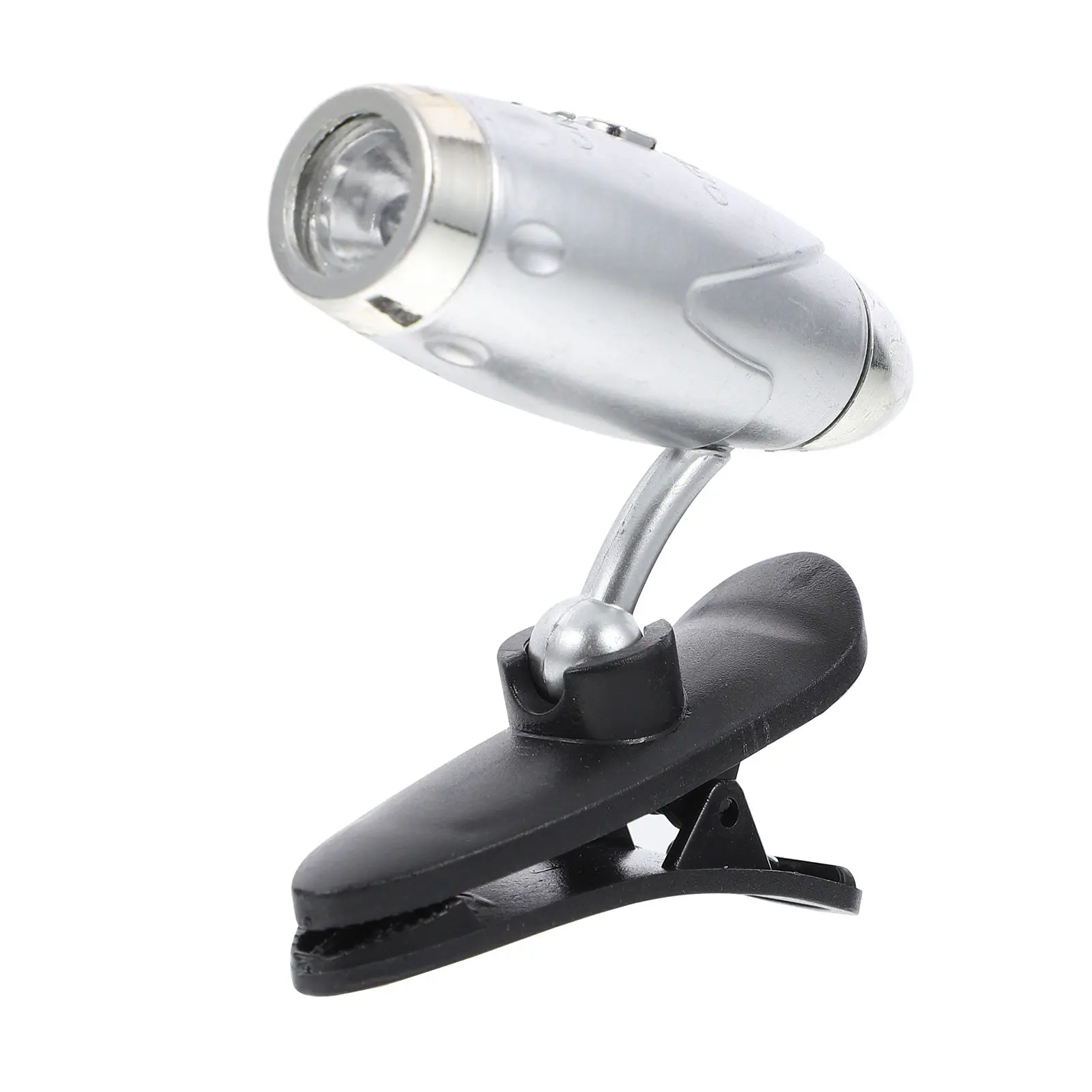 

On On Lamp Silver Book Mini Clip For Reading Powered Portable Reading Light For Bed Book Clip Light
