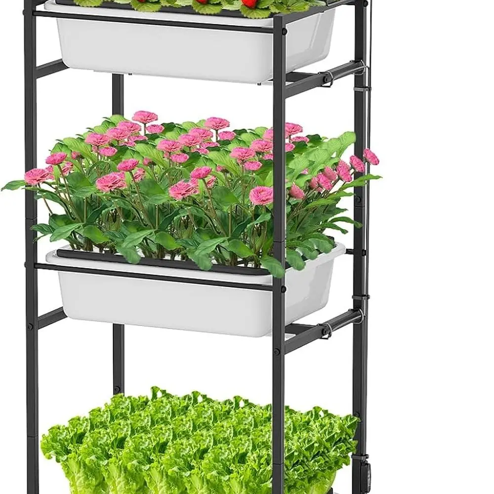 

Внутренняя светодиодная система освещения для выращивания растений с 60 травяными стручками для садоводства овощей и фруктов