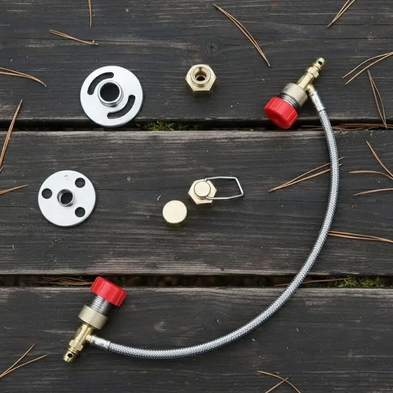 Camping Stove Cap Gas Accessories Flat Gas Tank Anti-leak Plug Liquefied Gas Connection-Line Blocking Cap Gas Tank Cap