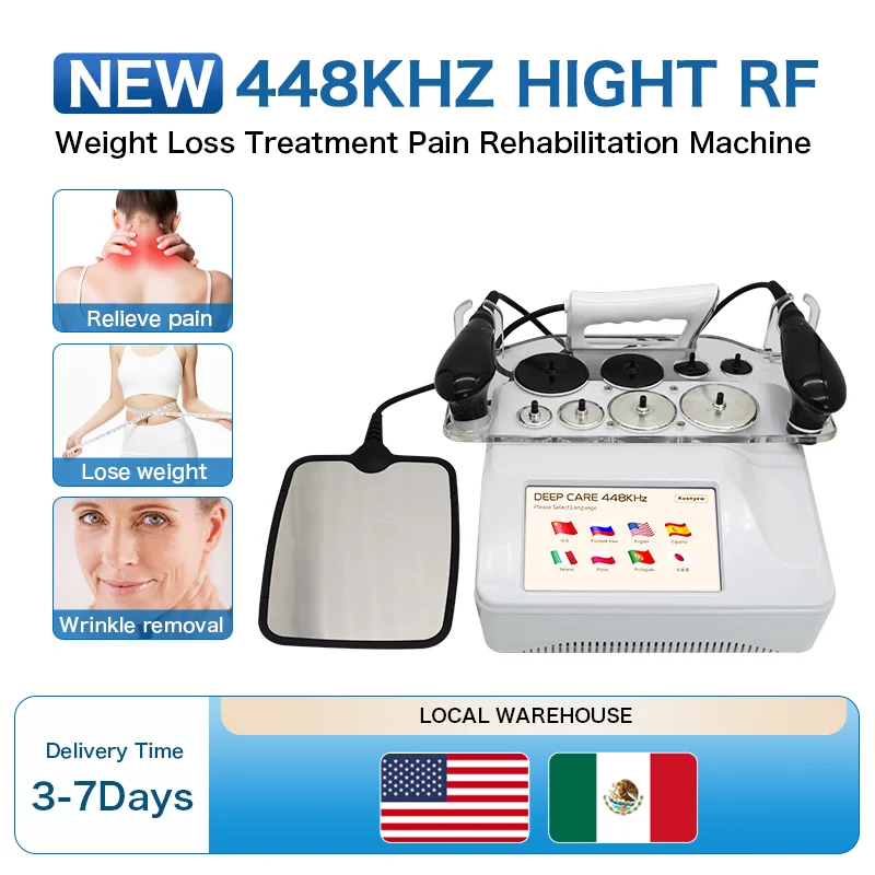 448K Face Lifting Thermo Therapy Machine CET RET Skin Tightening Anti-wrinkle Beauty Equipment Fat Burner Slimming Weight Loss