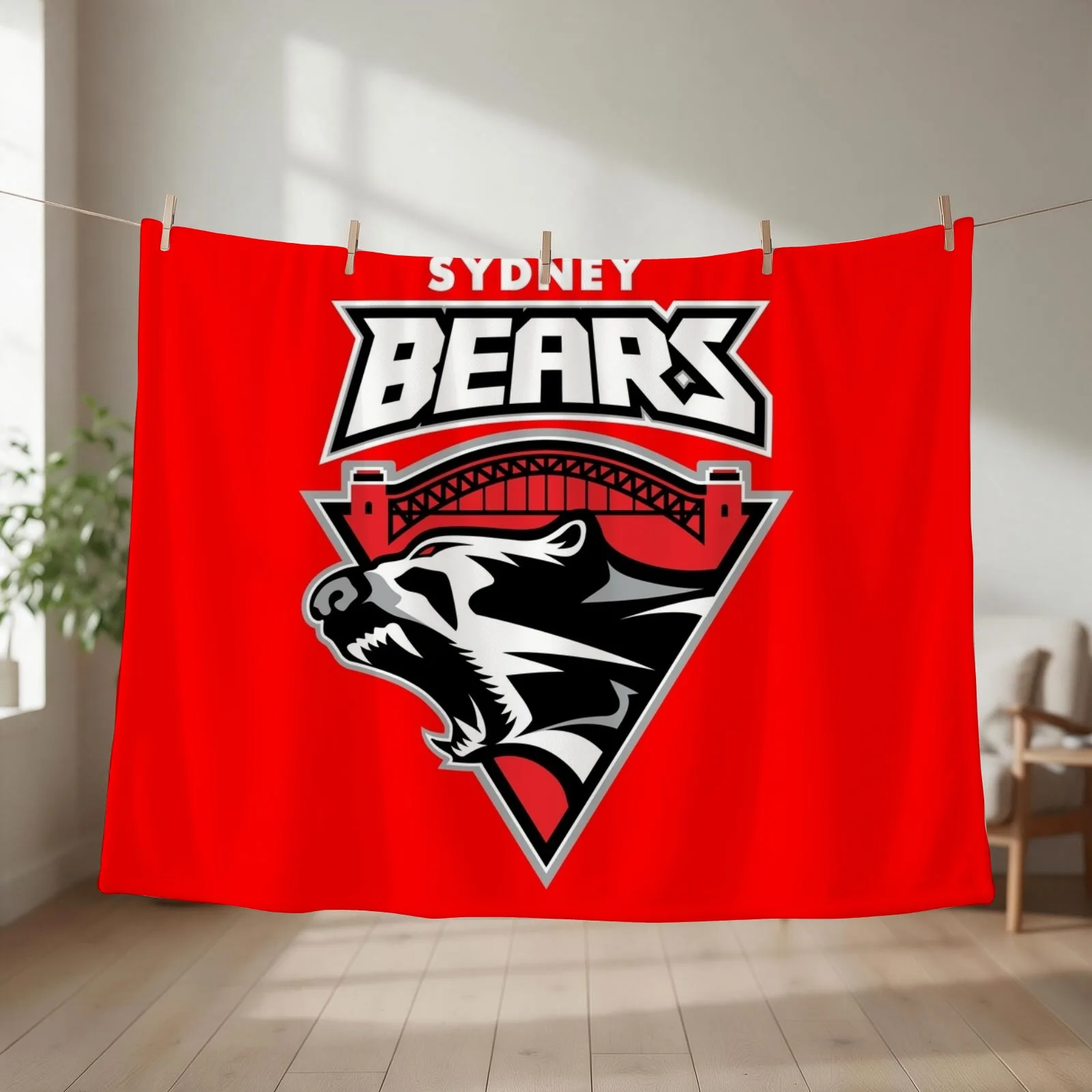 Sydney Bears Throw Blanket For Decorative Sofa Fashion Sofas Soft Plush Plaid christmas decoration Blankets