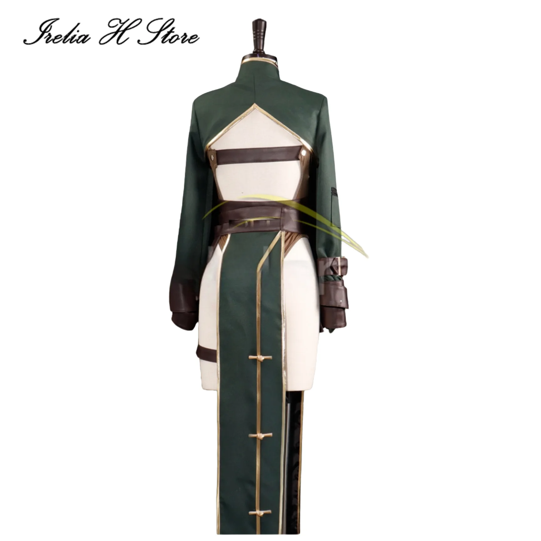 أزياء Irelia H FF14 Queen of Hourne Bliaud التأثيرية فستان Final Fantasy XIV فساتين حفلات الهالوين يمكن صنعها حسب الطلب