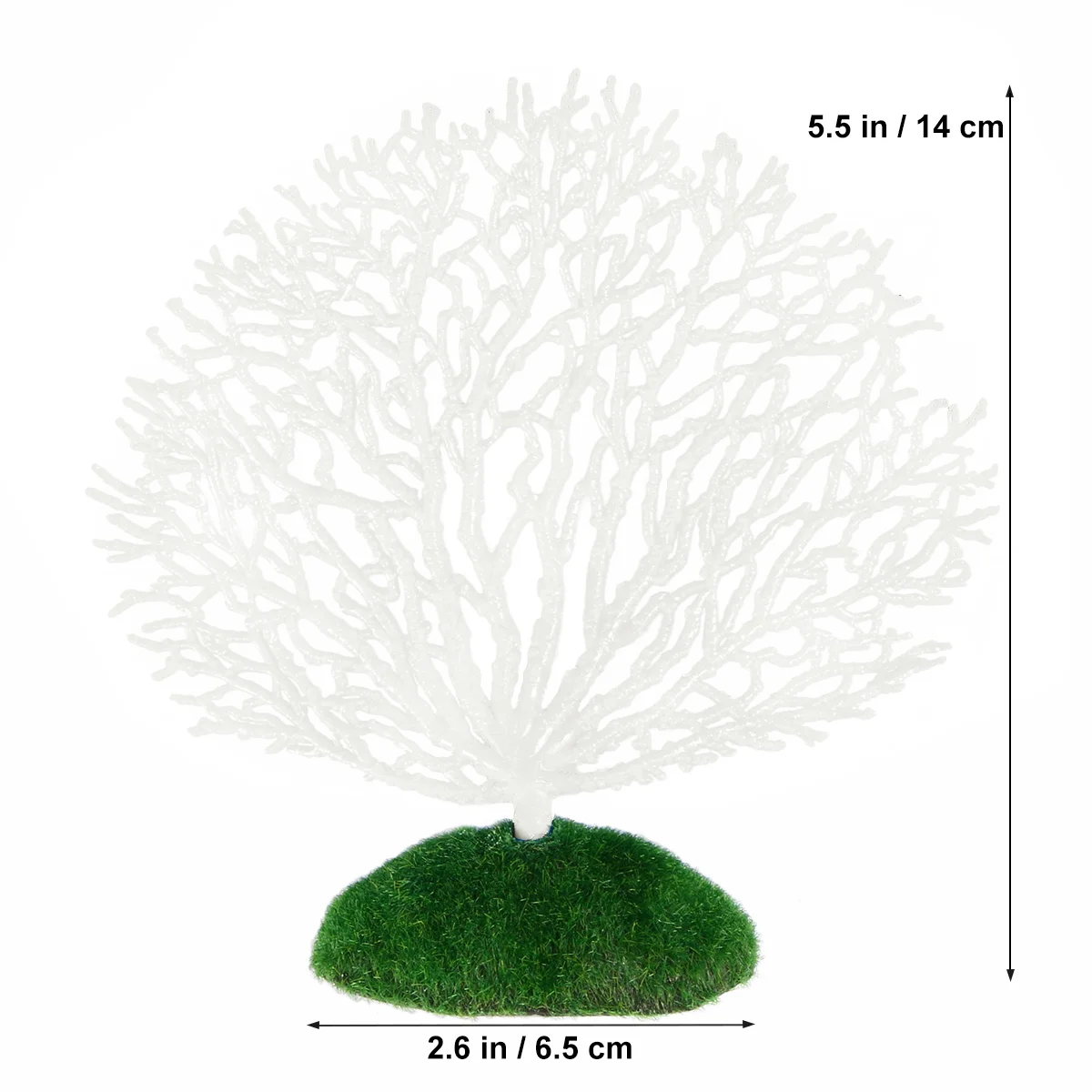 

Artificial Ornament Decoration For Fish Tank Aquarium White Nontoxic Realistic Salt Fresh Water Compatible Fake Fish Tank Coral