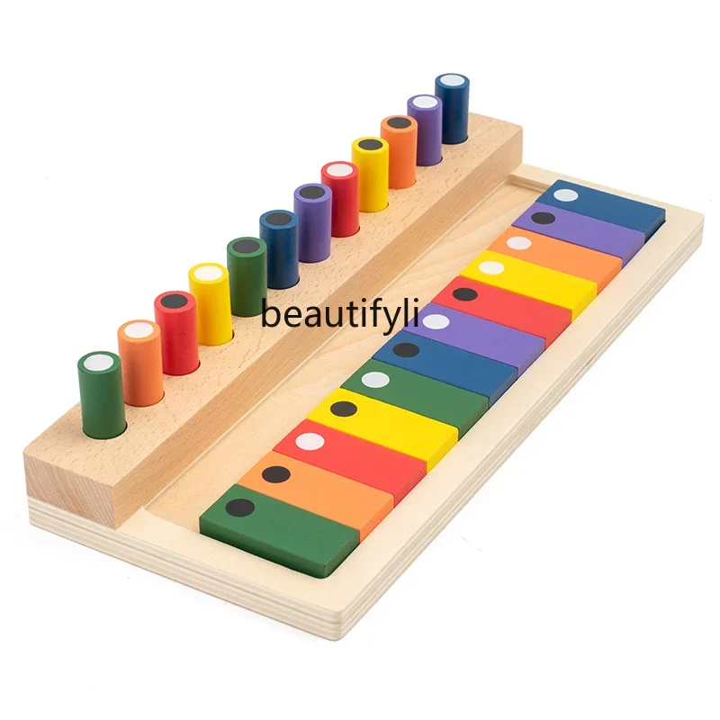 Jeu de formation de la mémoire en bois pour enfants, éducation précoce, puzzle, apprentissage, jouet pratique