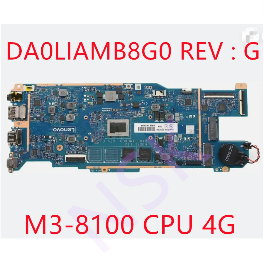 

Оригинальная материнская плата DA0LIAMB8G0 для Lenovo ThinkPad 11e Yoga Gen 6, 5B20W77246 со стандартным ЦП/I5 8200, 4G/8G, системная плата, тест ОК