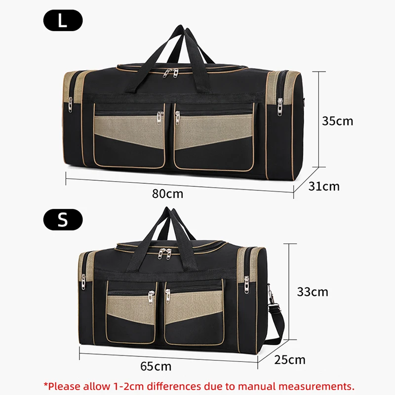 Travel Bag Large Capacity Outdoor Sports Fitness Handbag Business Training Shoulder Men Women Duffel Luggage Storage Bags Y68A