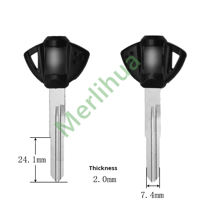 Suzuki motorcycle key, suitable for: Suzuki motorcycle size R small BK K7 K8 GSXR600 locksmith tool key blank(Can install chips)