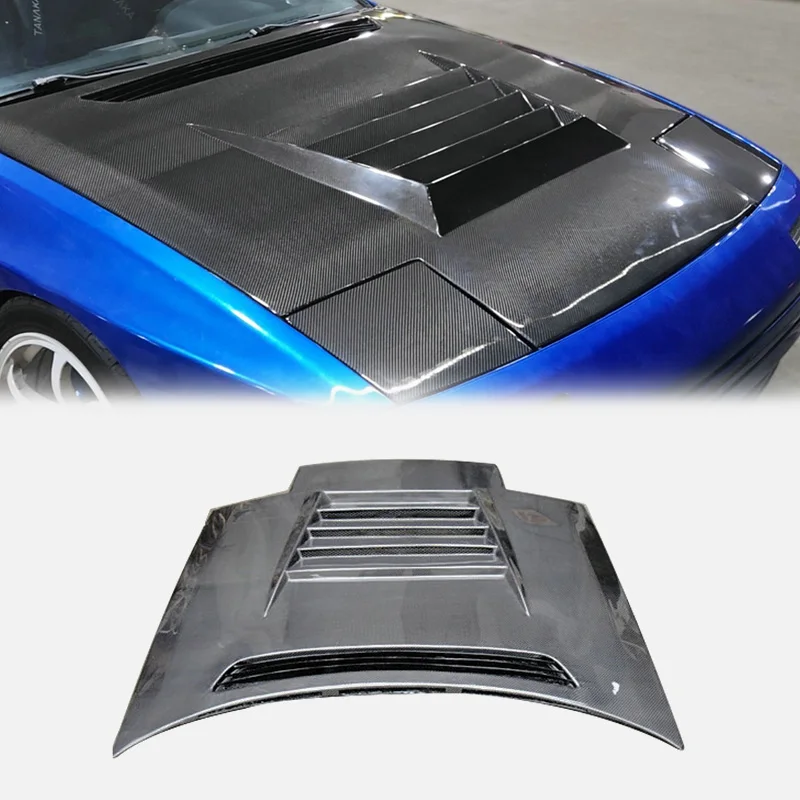

For DM Style Carbon/Glass Fiber Hood for Mazda RX-7 FC3S (1986-1991) - JDM Inspired Lightweight Design
