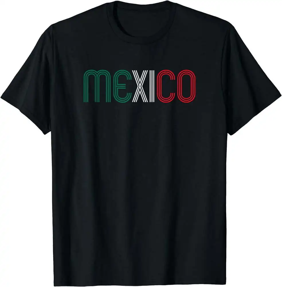 Mexico Soccer Futbol Camisa Mexicana T-Shirt For Men Clothing Women Short Sleeve Tees Vintage High Quality 100%Cotton